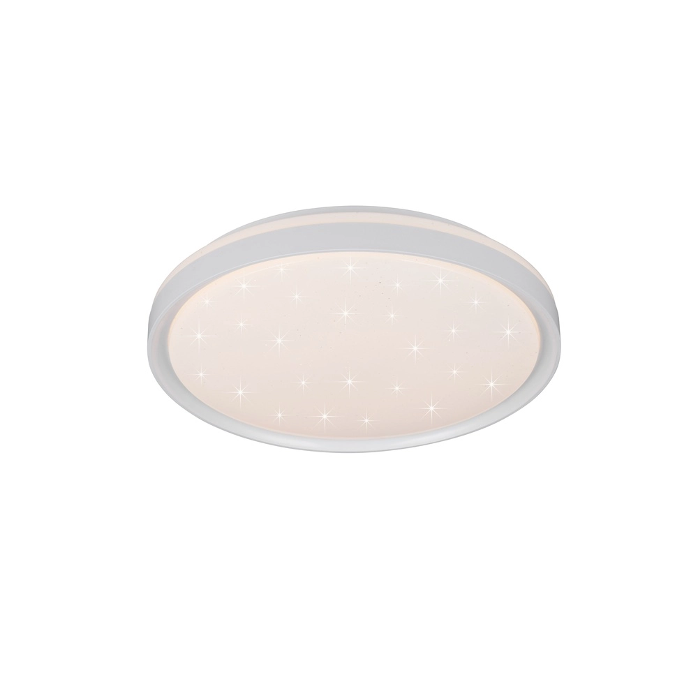 Ceiling light Solit White with star effect Trio 4017807659535