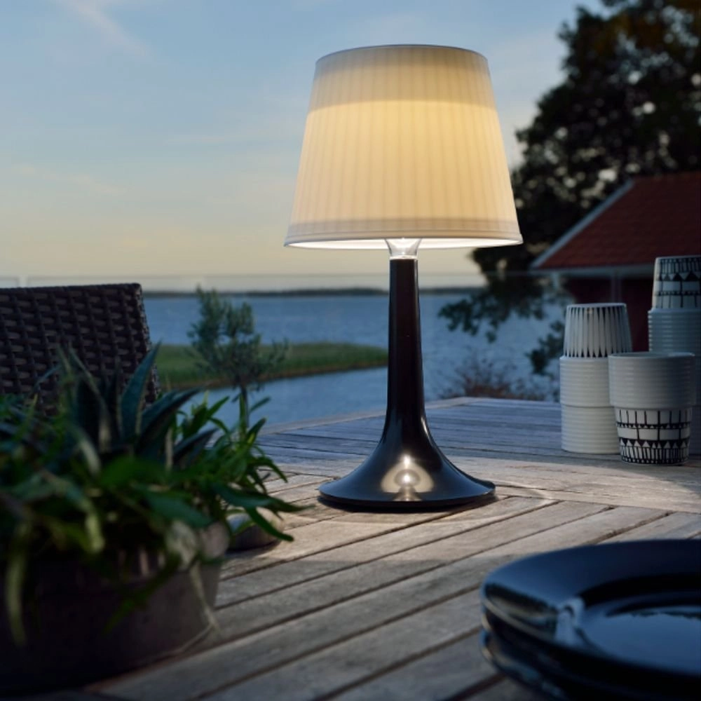 LED outdoor lamp Assisi Solar with LED black KonstSmide 7318301097524