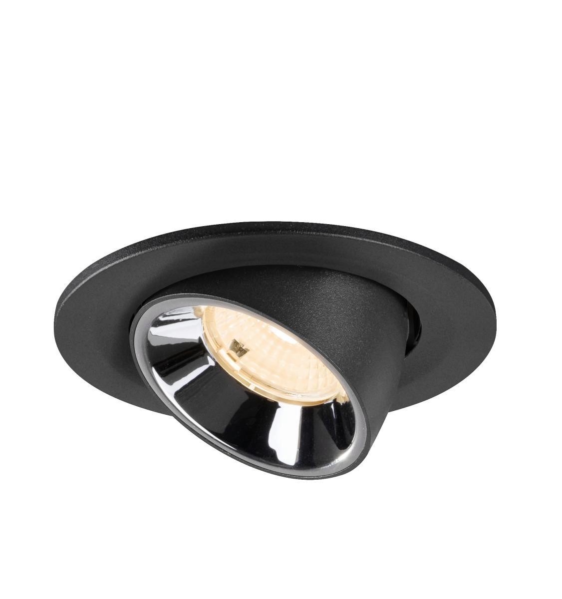 Recessed spotlight Numinos Gimble S black/chrome 2700K - 55deg SLV 4024163313674