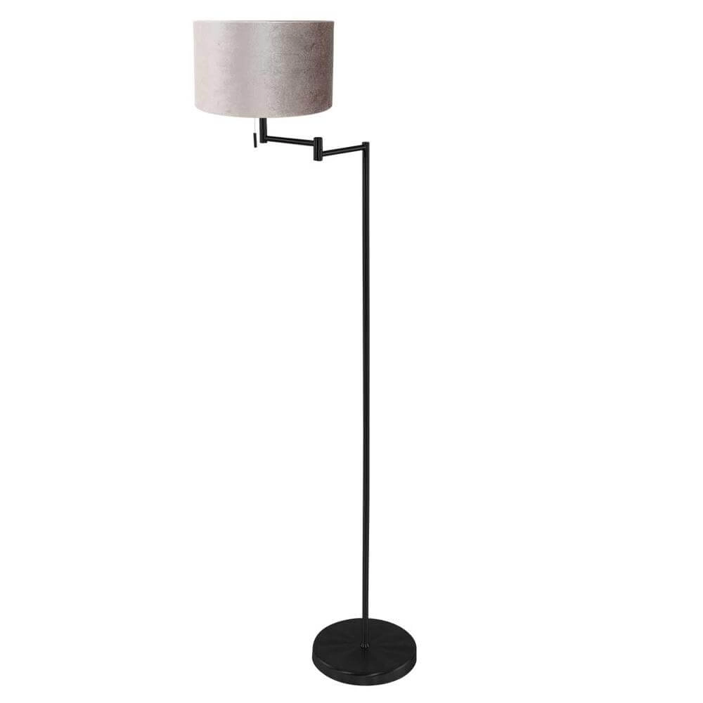 Floor lamp Bella black with silver cap Steinhauer 8712746174601