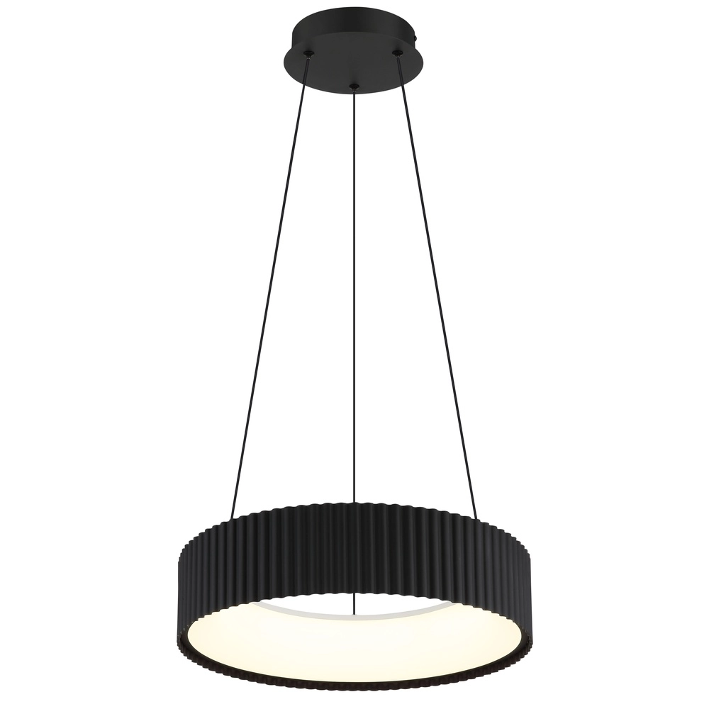 Design pendant lamp Kemp black Ø 46cm