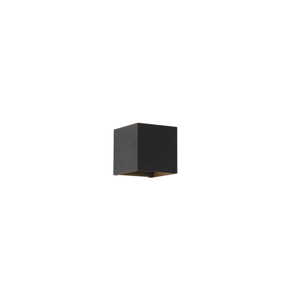 Square wall lamp Sifor black Lyora 5053423285207