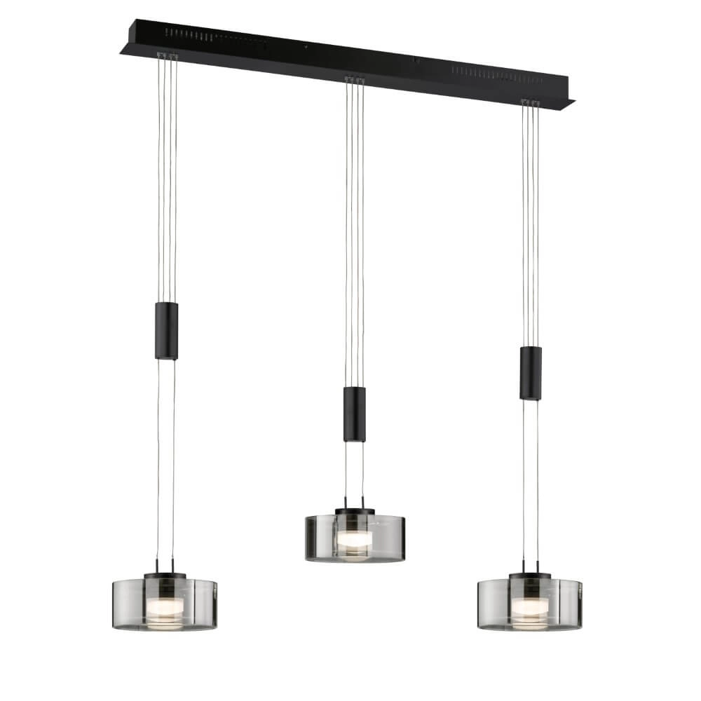 3-light hanging lamp Lavin black