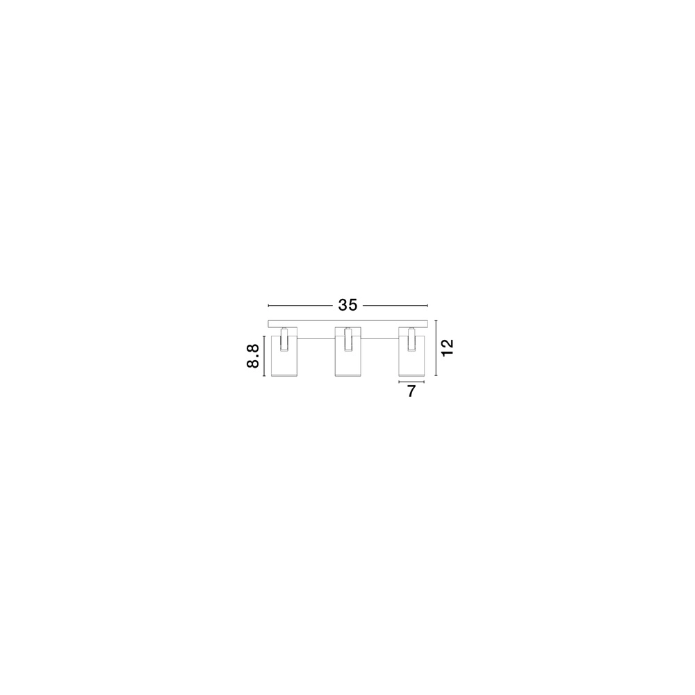 Ceiling spotlight Esto 3-light black Lyora 5212017453457