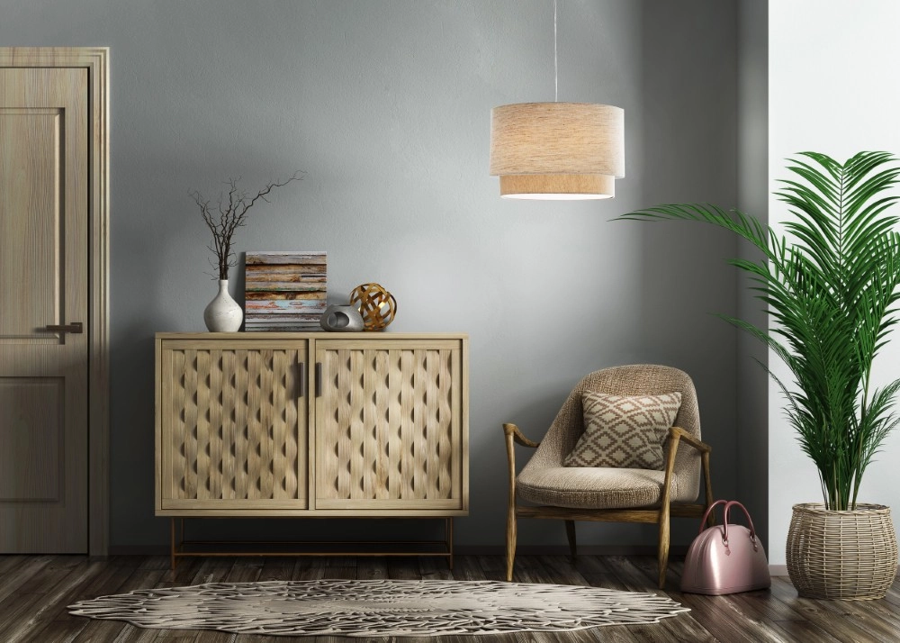 Design pendant lamp Lee nickel Globo 4048194069225