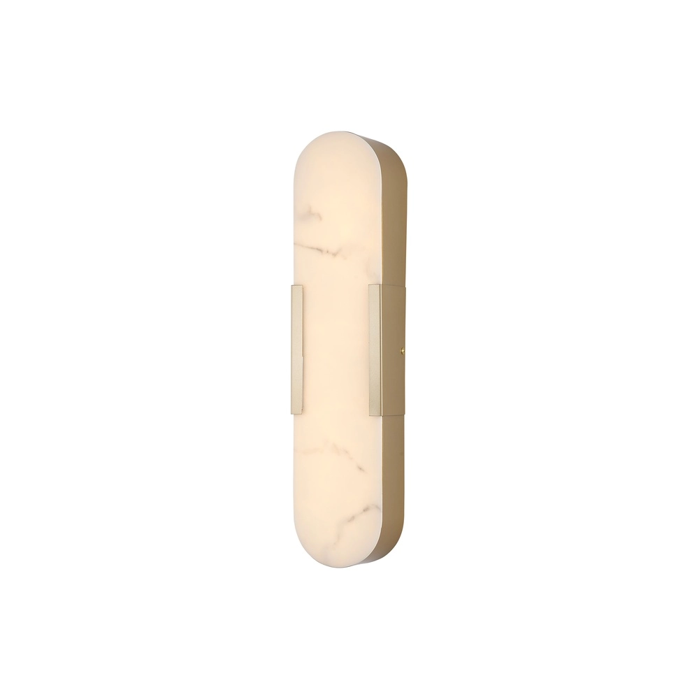 Wall lamp Opaline gold 50cm