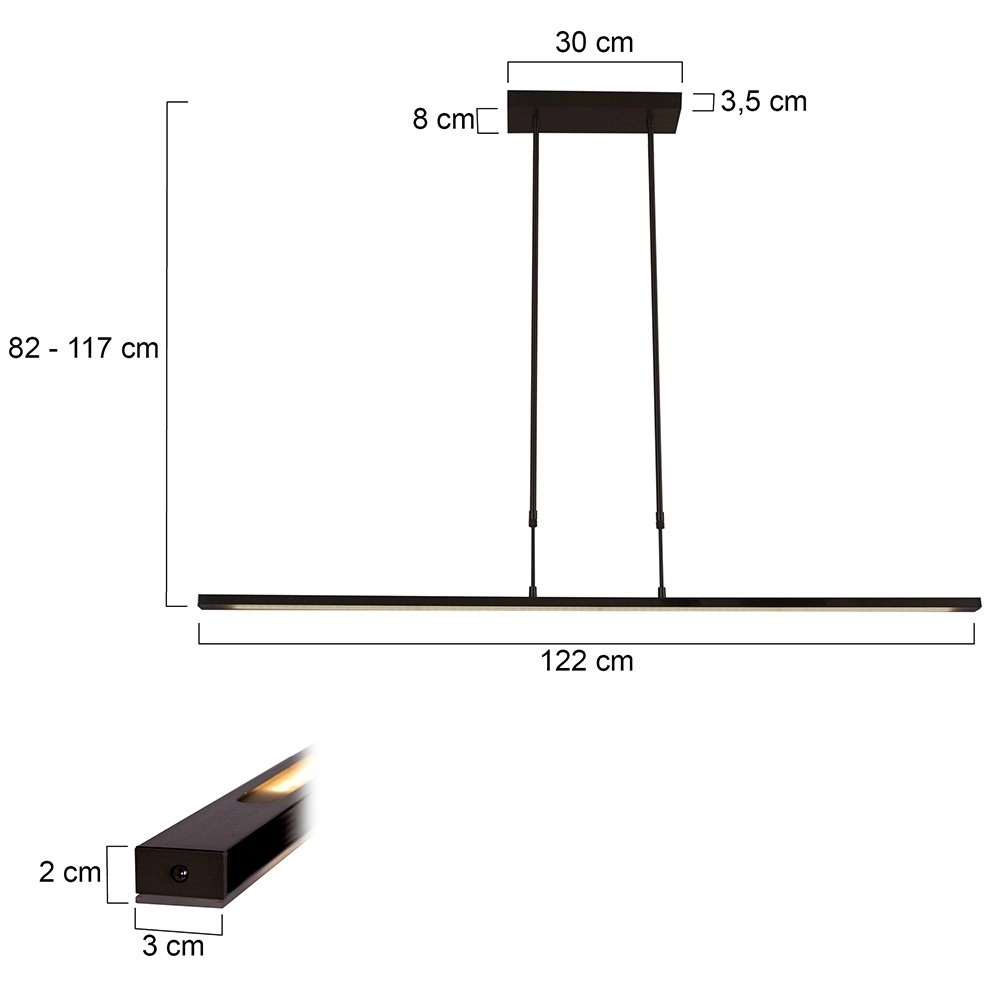 LED pendant light Humilus Steinhauer 8712746119978