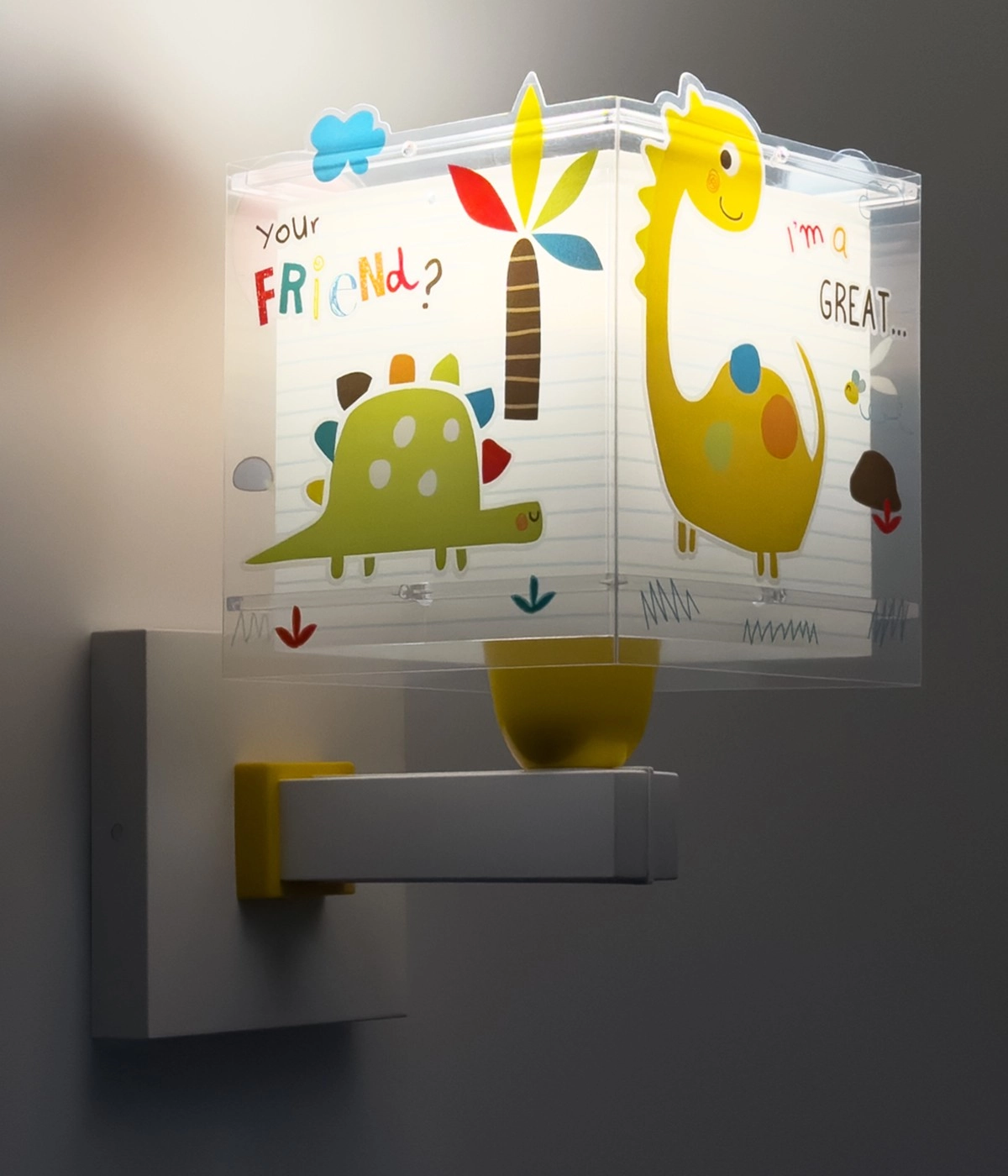Wall lamp Dinos yellow Dalber 8420406734590