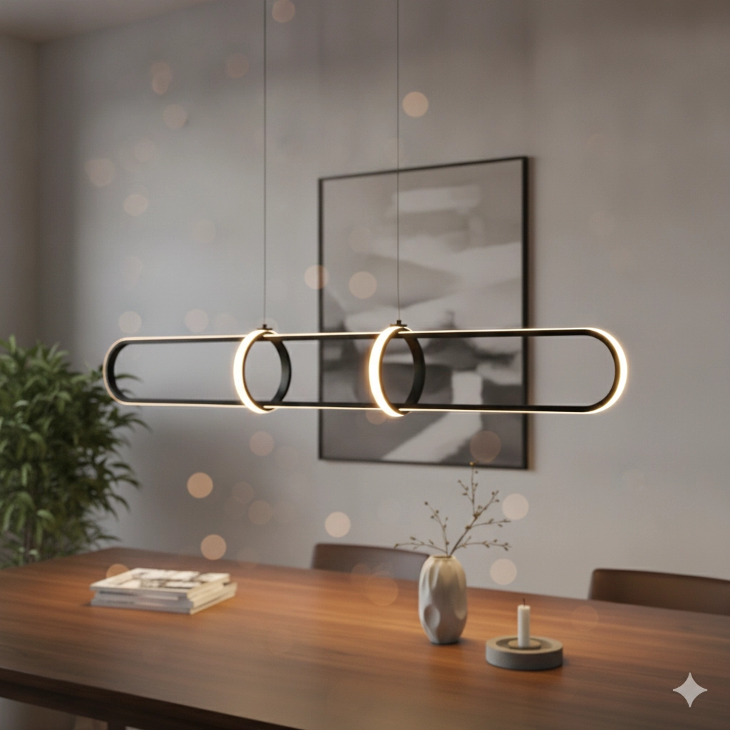 Design pendant lamp Arte Elongated black