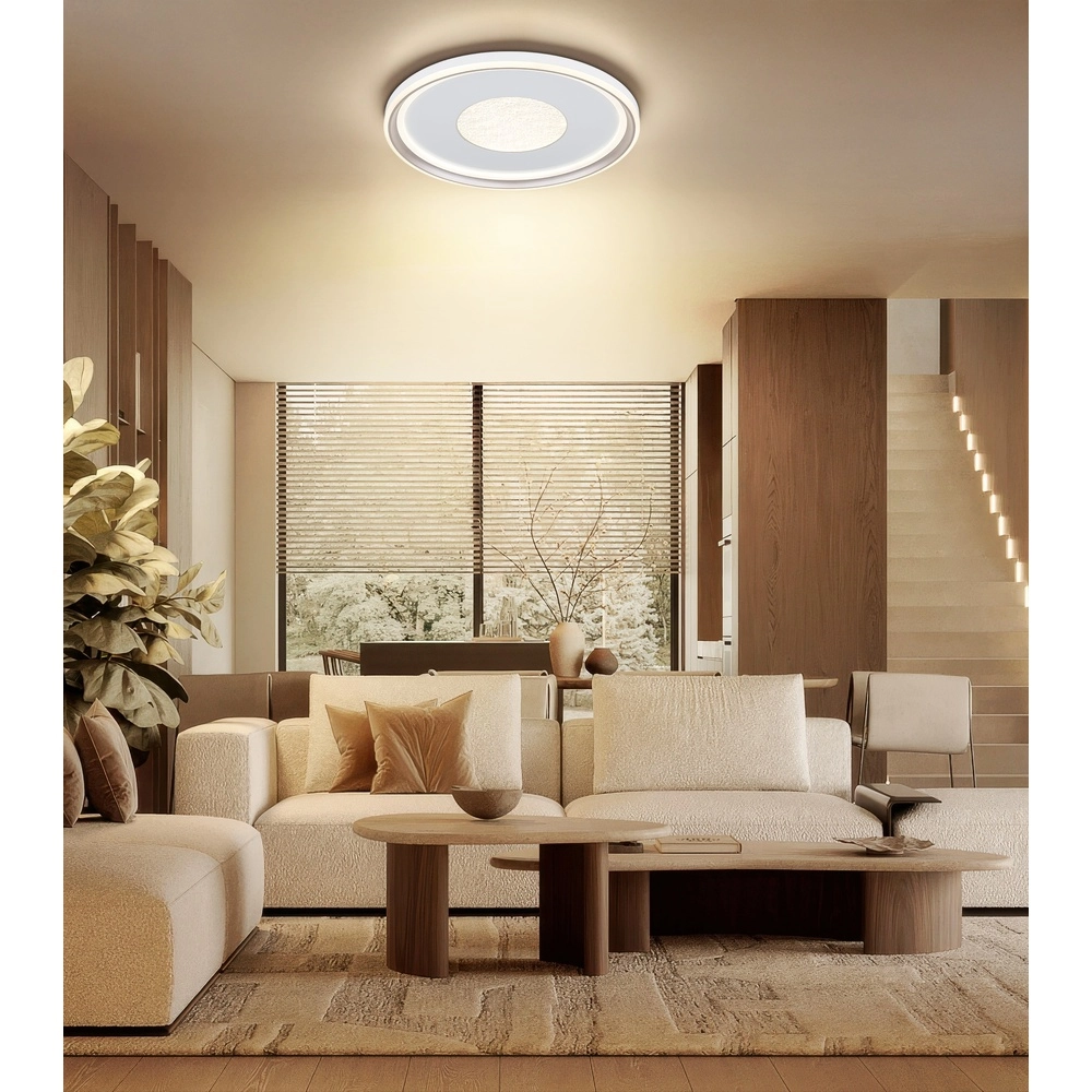 Ceiling lamp Eila Ø 59cm white Globo 9007371572458