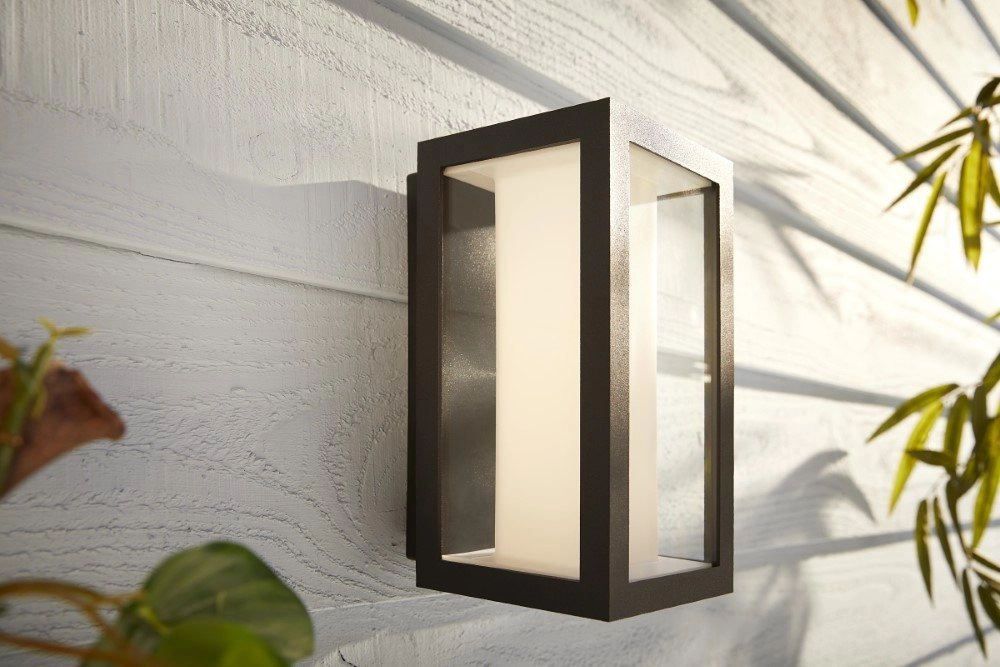 Outdoor lamp Hue Impress black square Philips 8718696170489