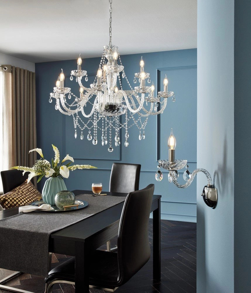 Chandelier Basilano 1 100cm 12-light gray Eglo 9002759391027
