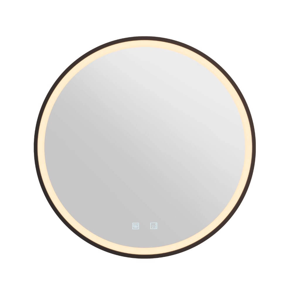 Mirror wall lamp Trukko Black - Ø 60cm SLV 4024163274760
