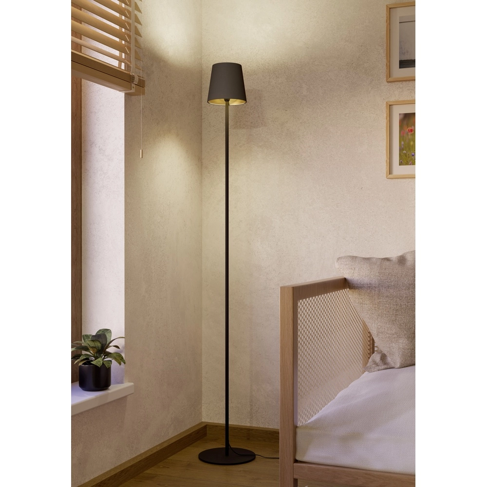 Floor lamp Fiorana 140cm - black Eglo 9008606306916