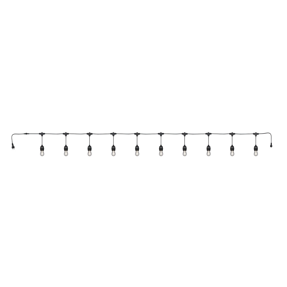 Party lights Chain Black 10-lights Trio 4017807622720