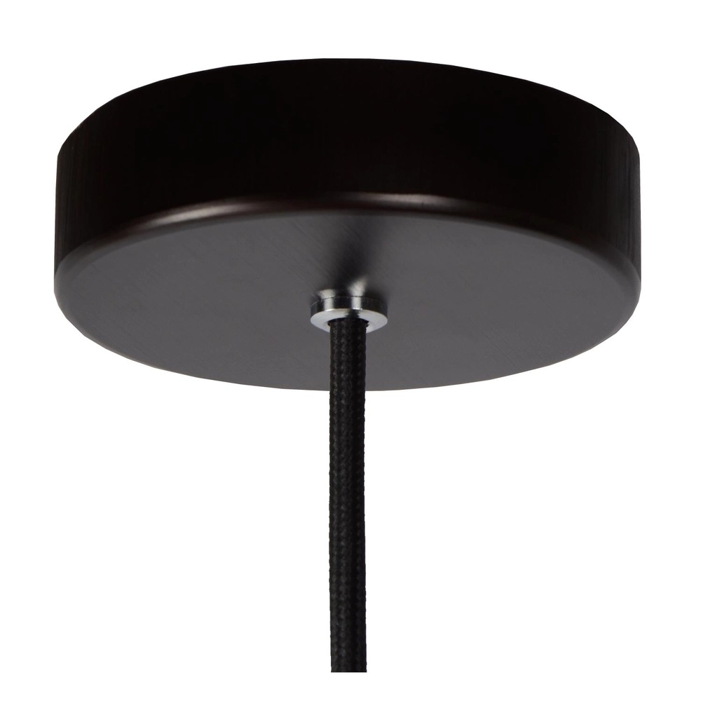 Pendant lamp Zino Ø 10cm black Lucide 5411212740885