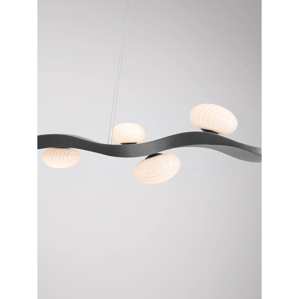 Black pendant lamp Severo Design Lyora 5212063500372