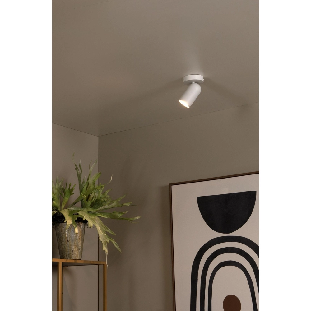 Ceiling spotlight Punch only white Lucide 5411212134448