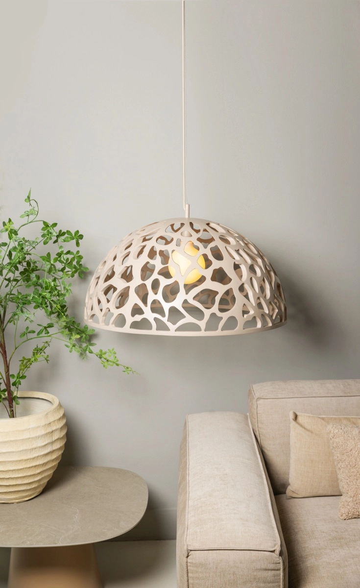 Characteristic pendant lamp The Open Ø 70cm - sand ETH 8720195312246