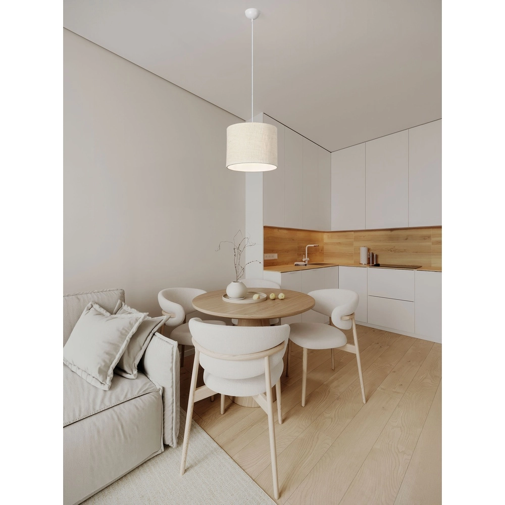 Linen pendant lamp Karen Ø 30cm Lyora 5212017493941