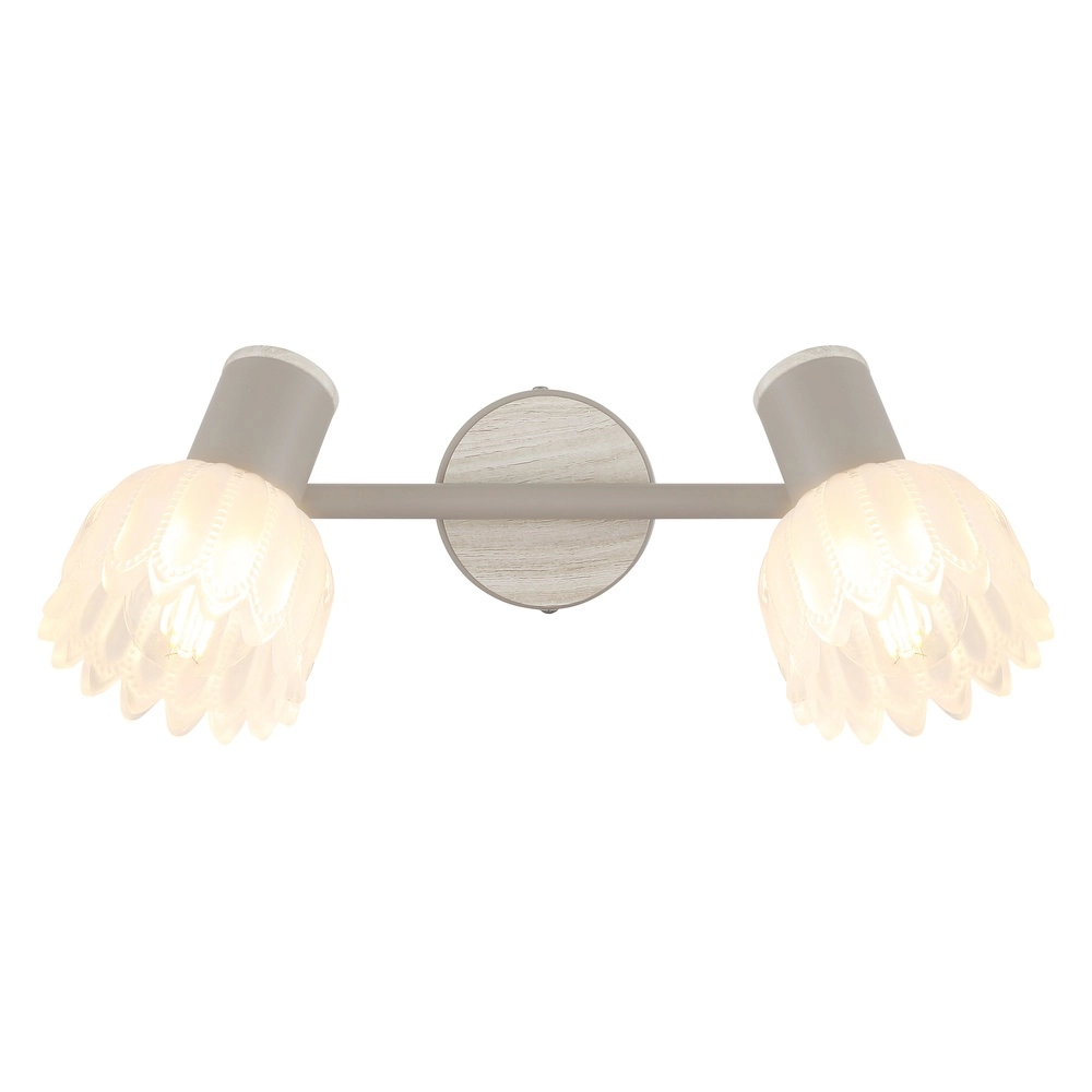 2-light ceiling spotlight Planta sand brown Globo 9007371569939