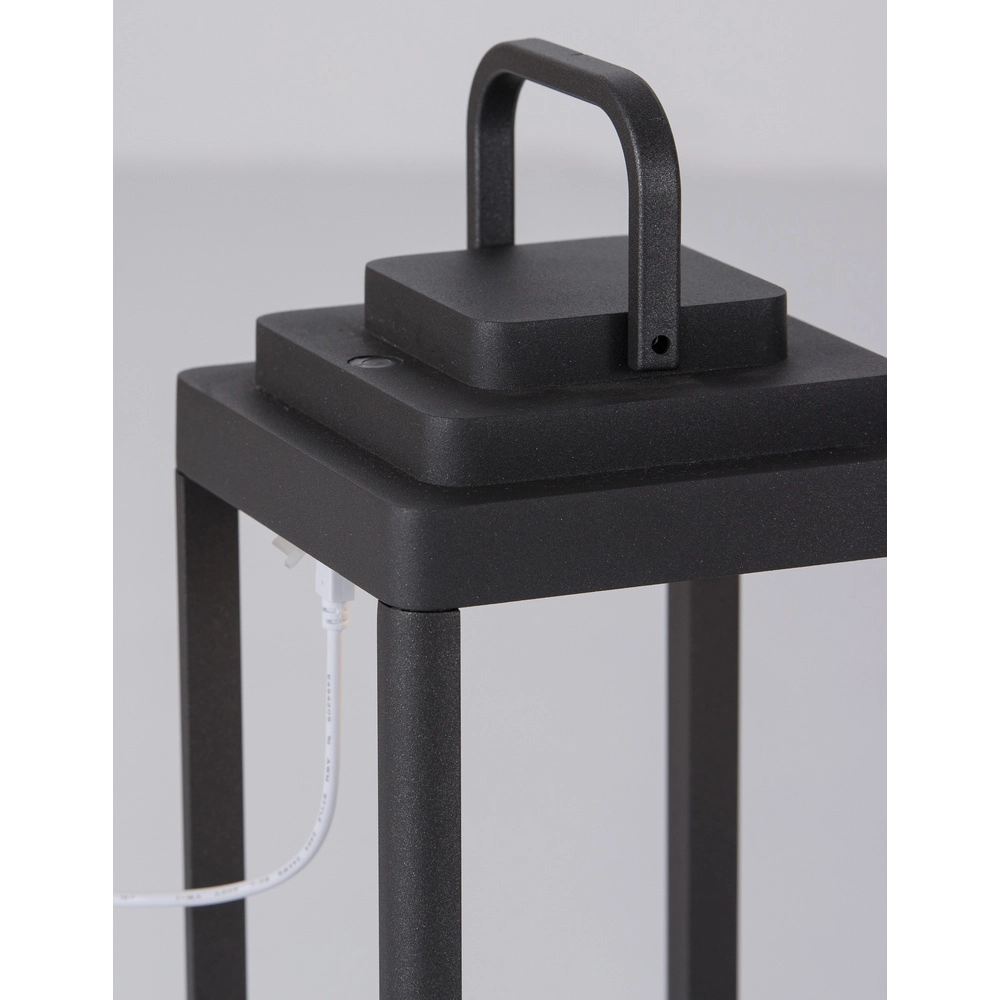 Sleek table lamp Figi anthracite 35cm Lyora 5212017428677