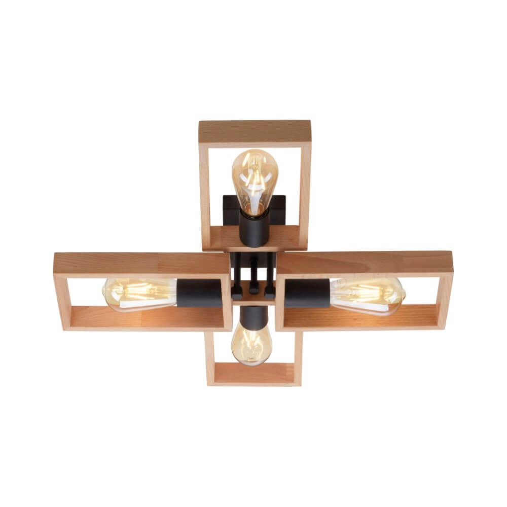Country ceiling lamp Franky 4-light Just Light 4043689967949