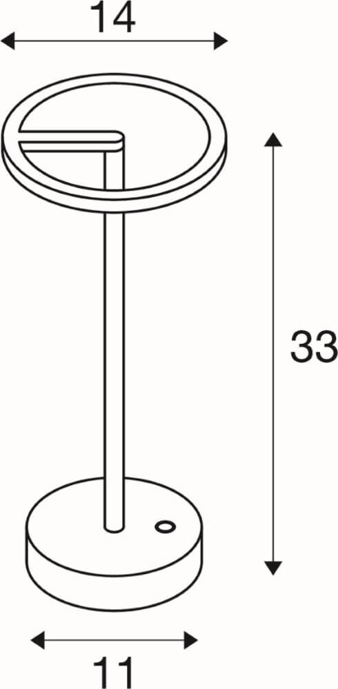 Outdoor table lamp Vinolina One White - rechargeable SLV 4024163276320