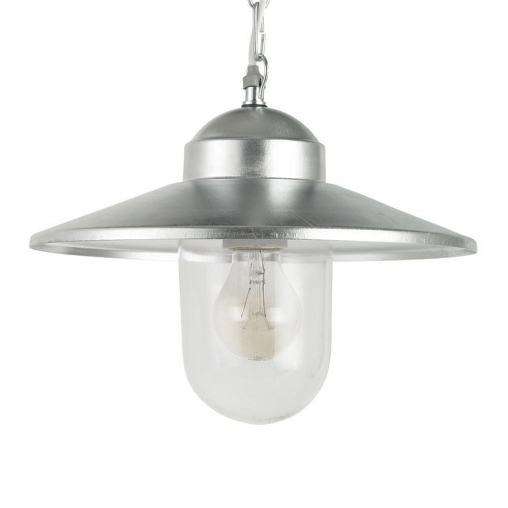 Porch pendant light Selva 32cm zinc grey Franssen 7042892306030