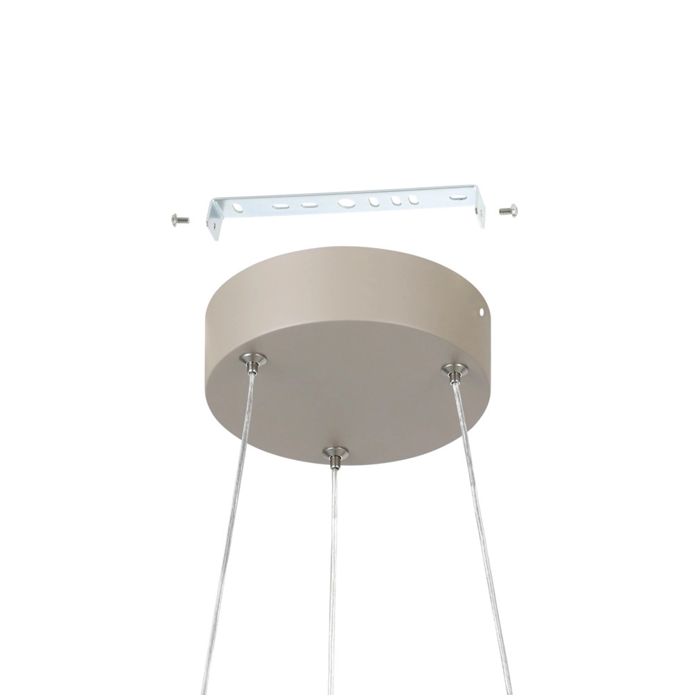 Pendant lamp Mezzomonte sand brown Eglo 9008606360215
