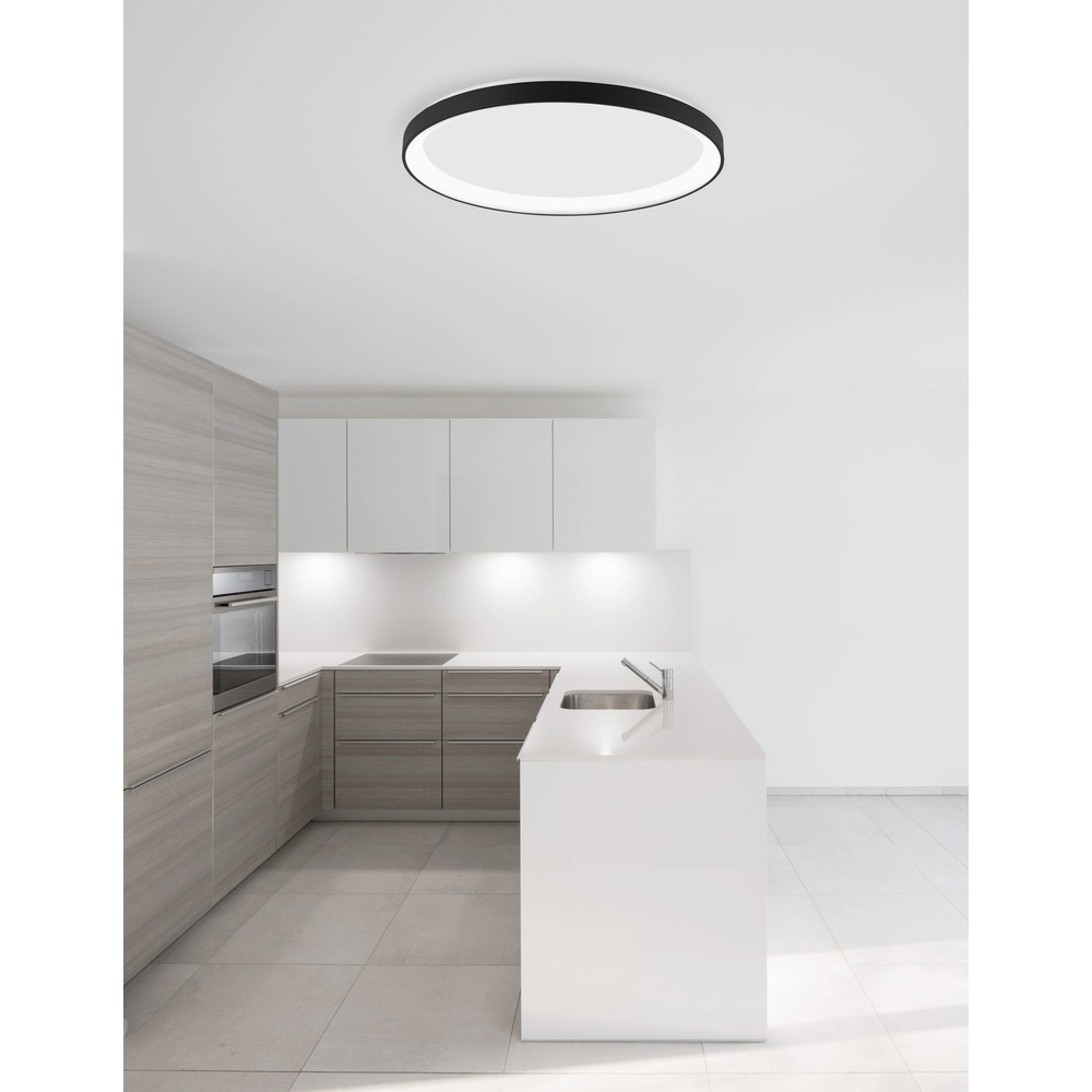 Design ceiling light Pertino Ø 38cm black Lyora 5212017445971