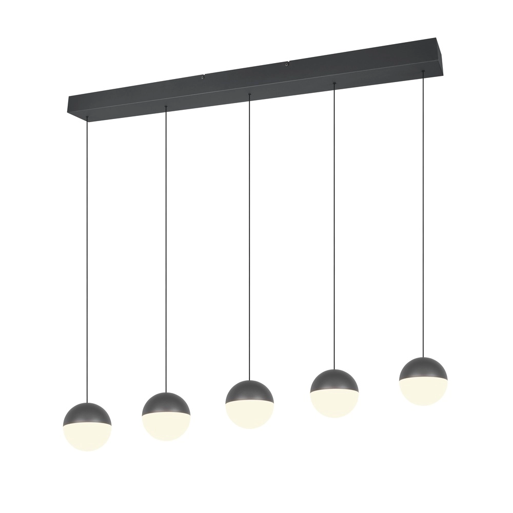 5-light pendant lamp Senta anthracite Trio 4017807697872