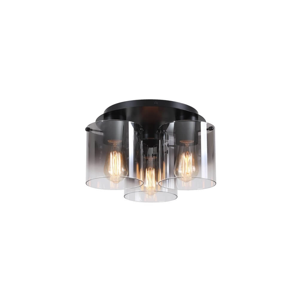 Black ceiling lamp Sweden 3-light