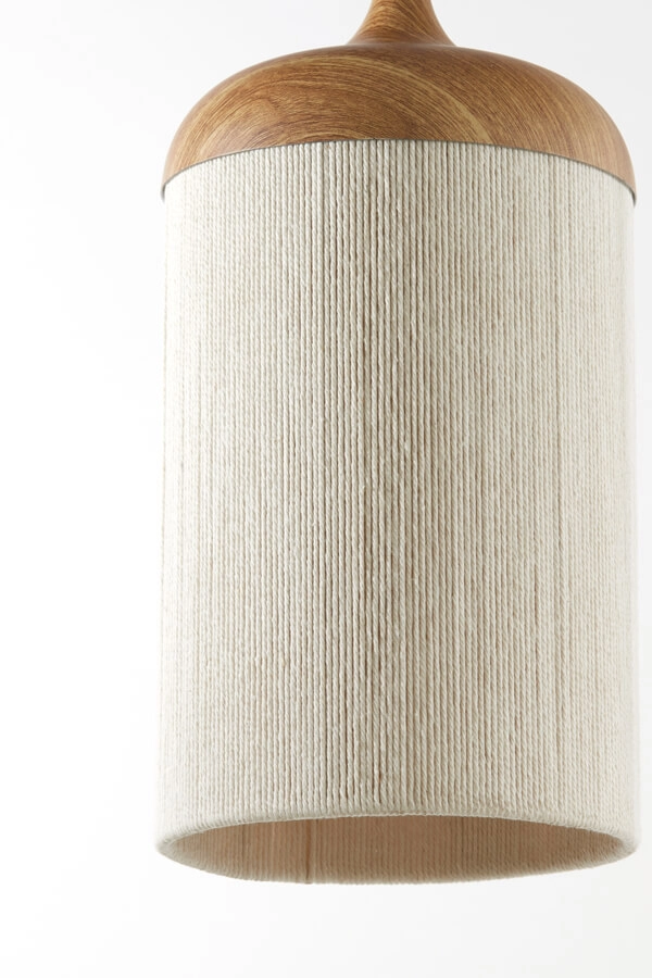 Pendant lamp 3-lights Dania Light wood print Light & Living 8717807710101