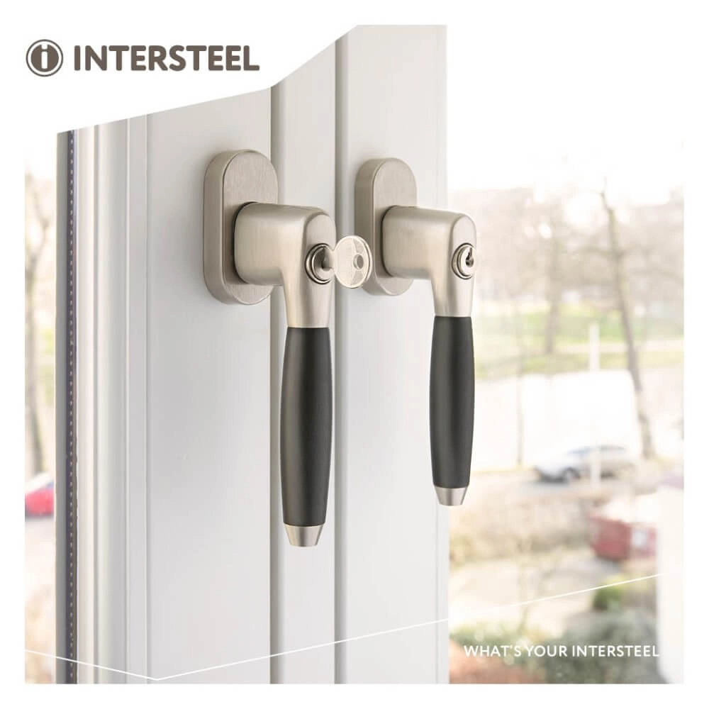 Window handle Ton 400 Lockable nickel matt Intersteel 8714186147986