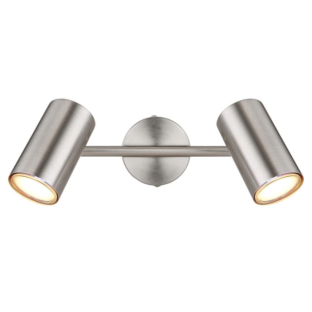 2-light ceiling lamp Allvi nickel Globo 9007371457762