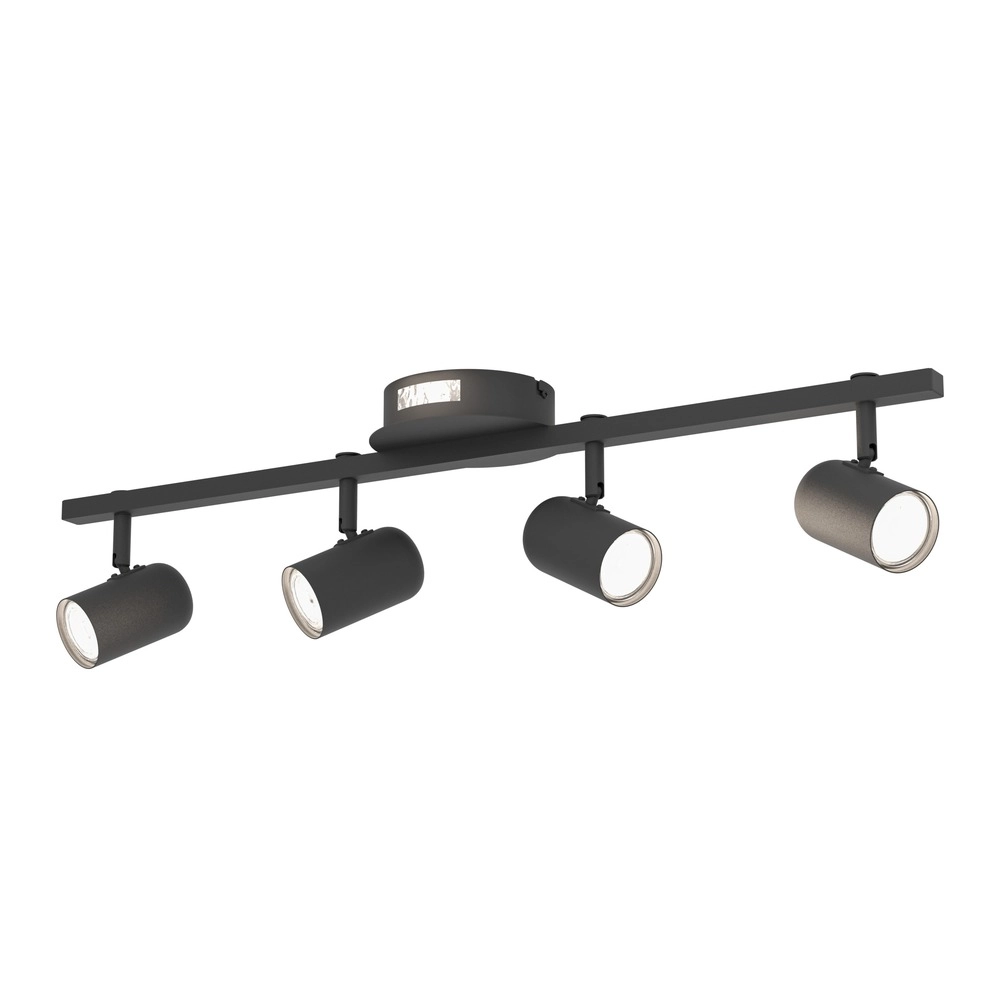 Surface-mounted spot Montemurro 4-light black