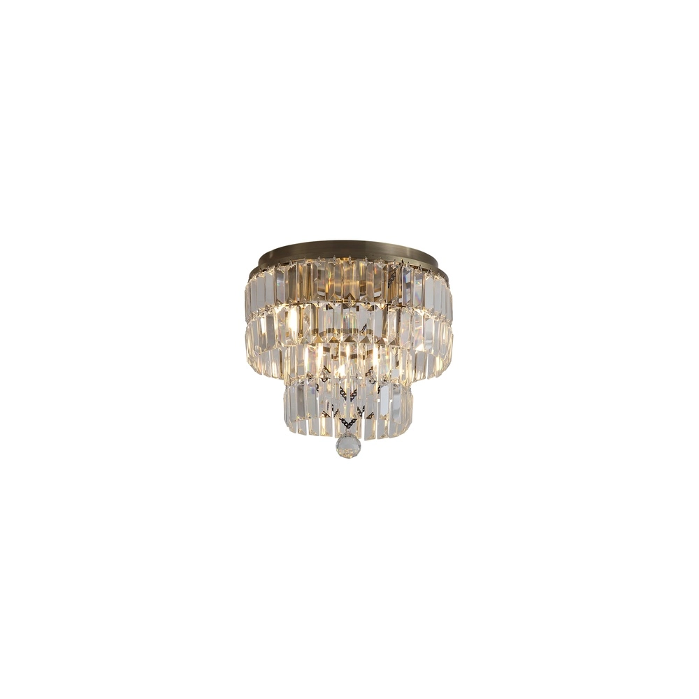 Ceiling lamp Empire antique brass Ø 34cm
