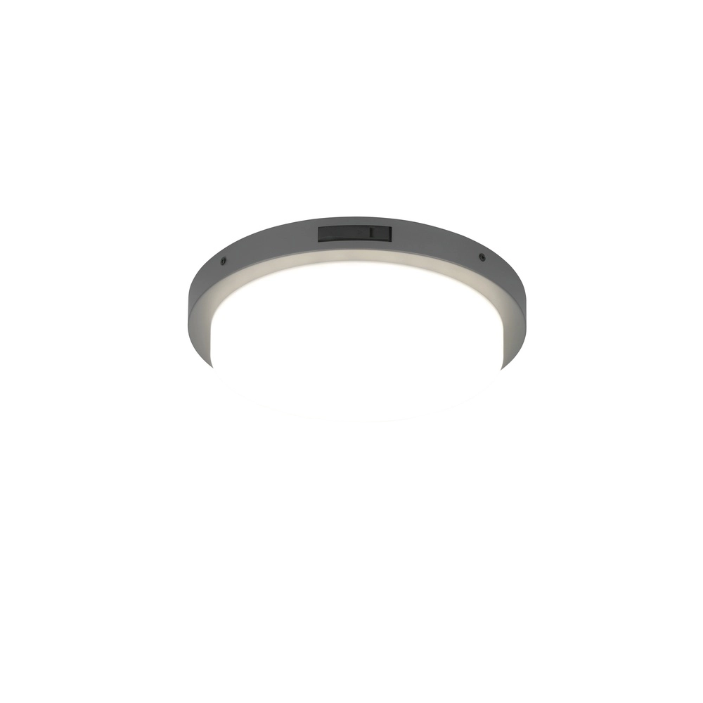 Ceiling lamp Bermejo round anthracite Trio 4017807648348