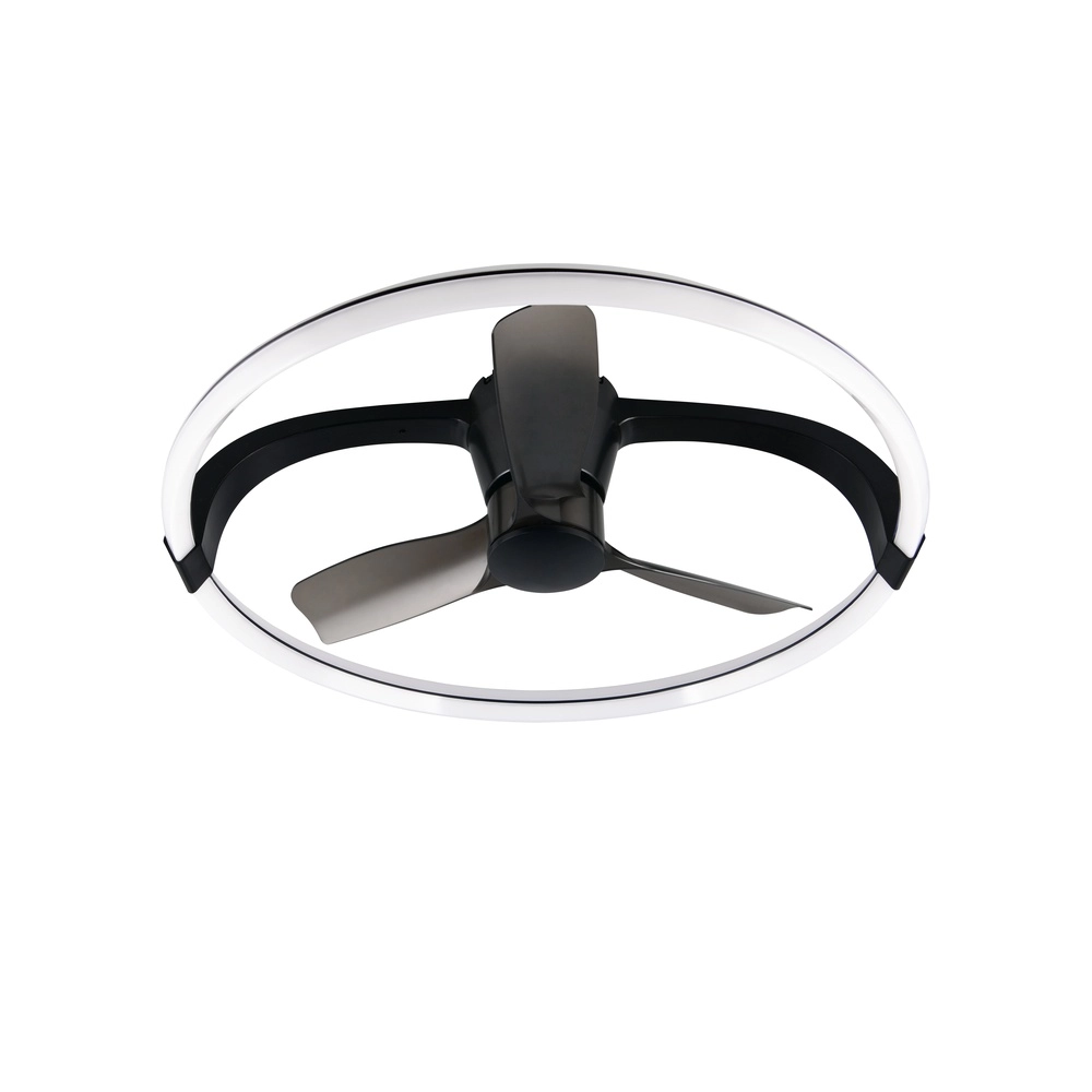 Smarthome fan Stockholm black Ø 73,5 Tuya Trio 4017807693133