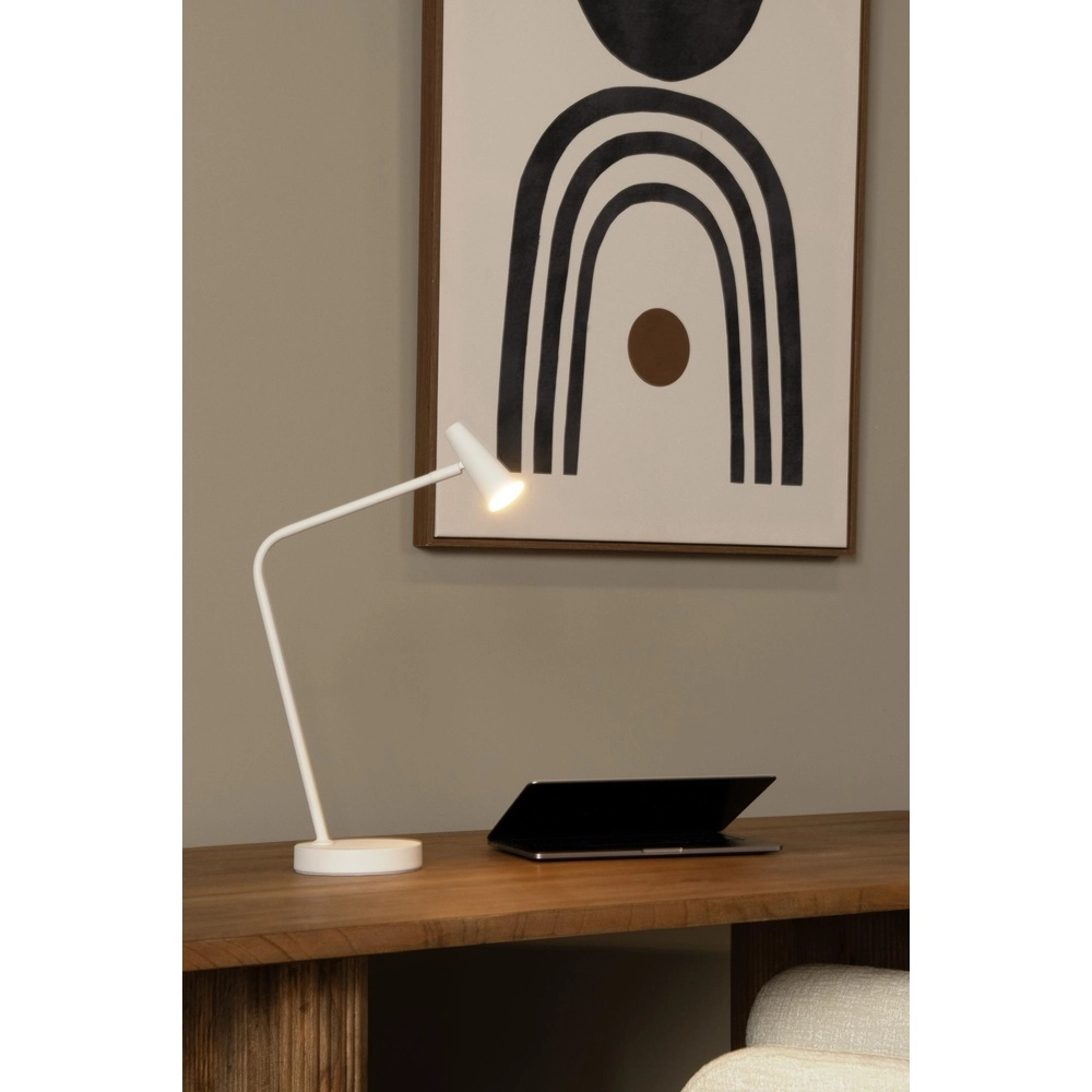 Rechargeable table lamp Stirling white Lucide 5411212361257