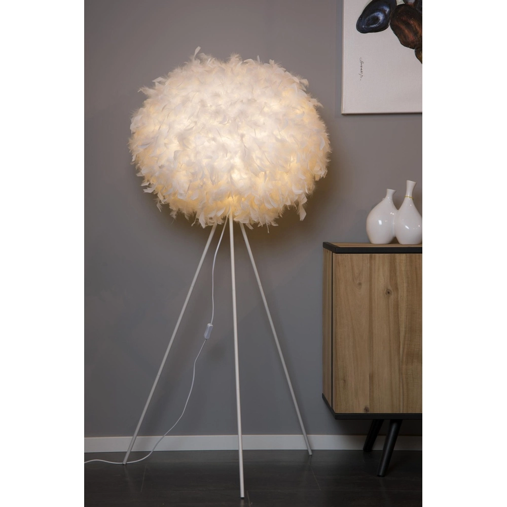 Floor lamp Goosy Soft Ø 50cm white Lucide 5411212712721