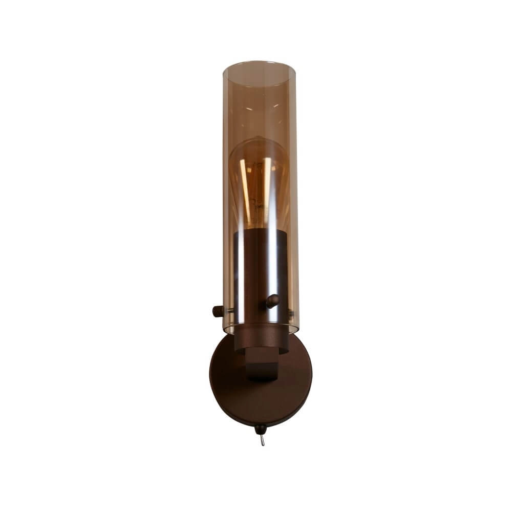 Design wall lamp Sweden II Mocha Brown Searchlight 5053423272054