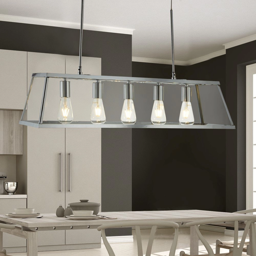 Pendant lamp Voyager 5-light Searchlight 5053423097237