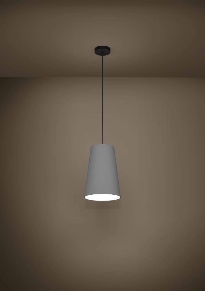 Hanging lamp Petrosa with gray hood Stars of Light 9008606238149