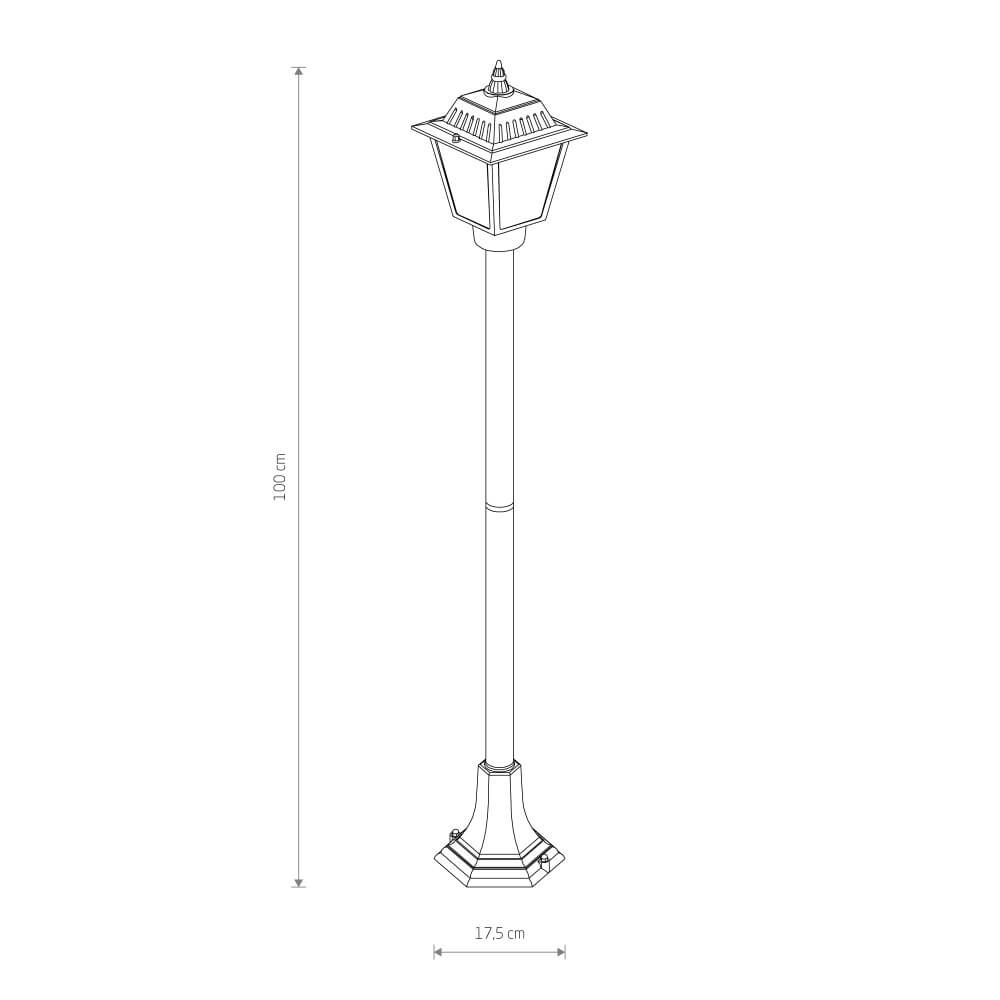 Standing garden lamp Ana 1 m Lyora 5903139105019