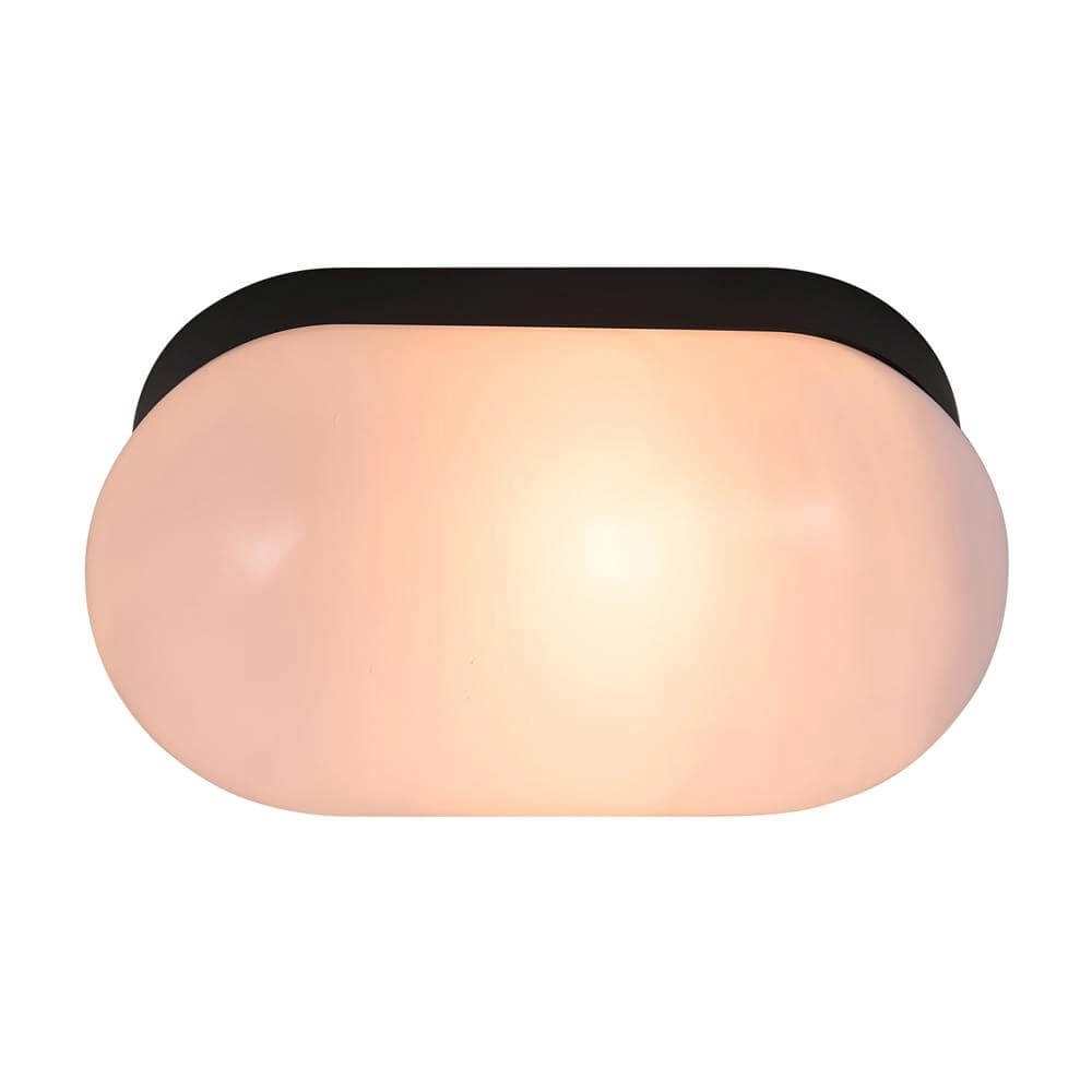 Ceiling lamp Foam Black oval