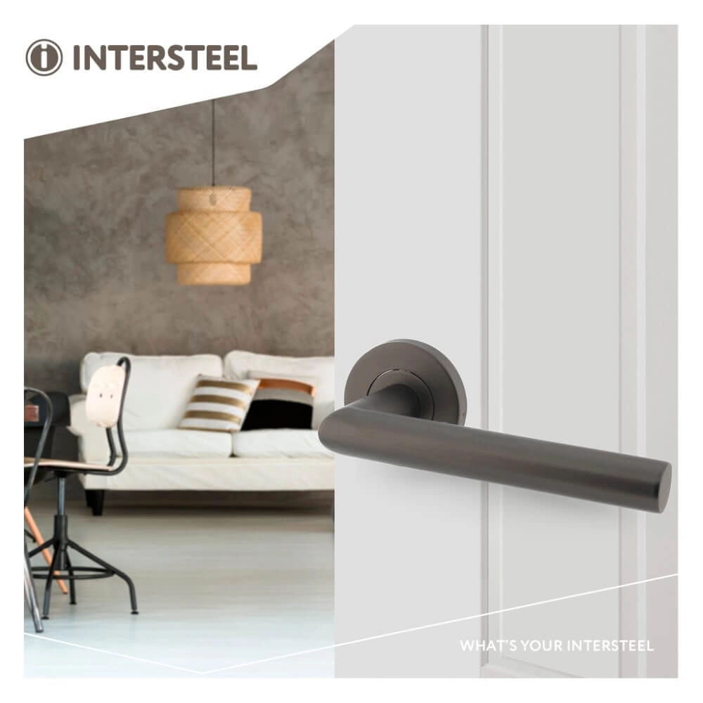Tight door handle Hoek 90 anthracite Intersteel 8714186548325