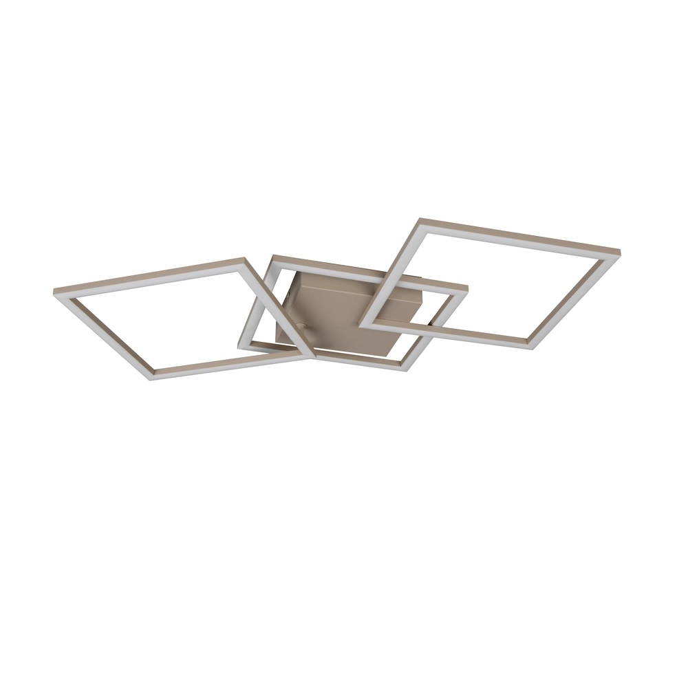 Modern ceiling lamp Trail 74.5cm sand brown