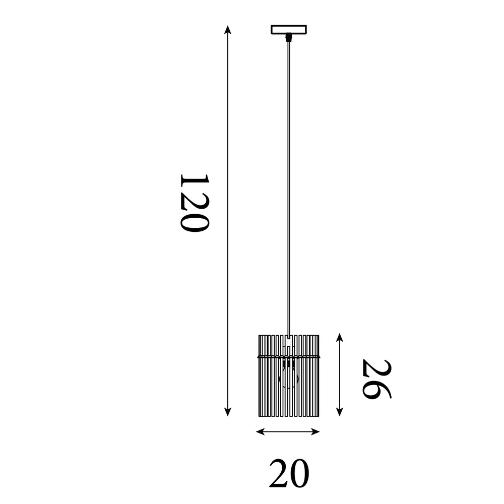 Pendant lamp Swizzle 1-light sand brown Ø 20cm